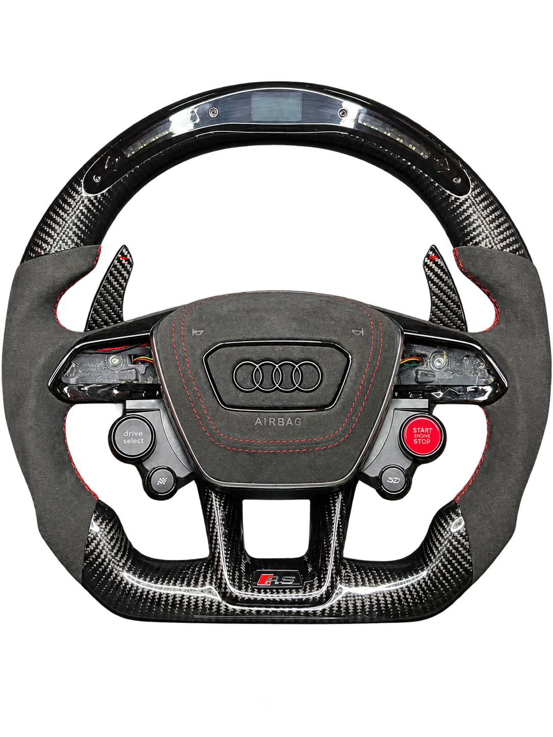 Audi carbone avec affichage numérique