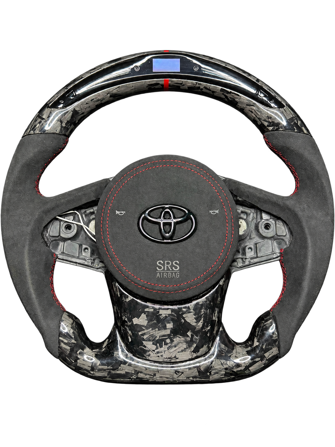Toyota Supra carbone forgé avec affichage numérique
