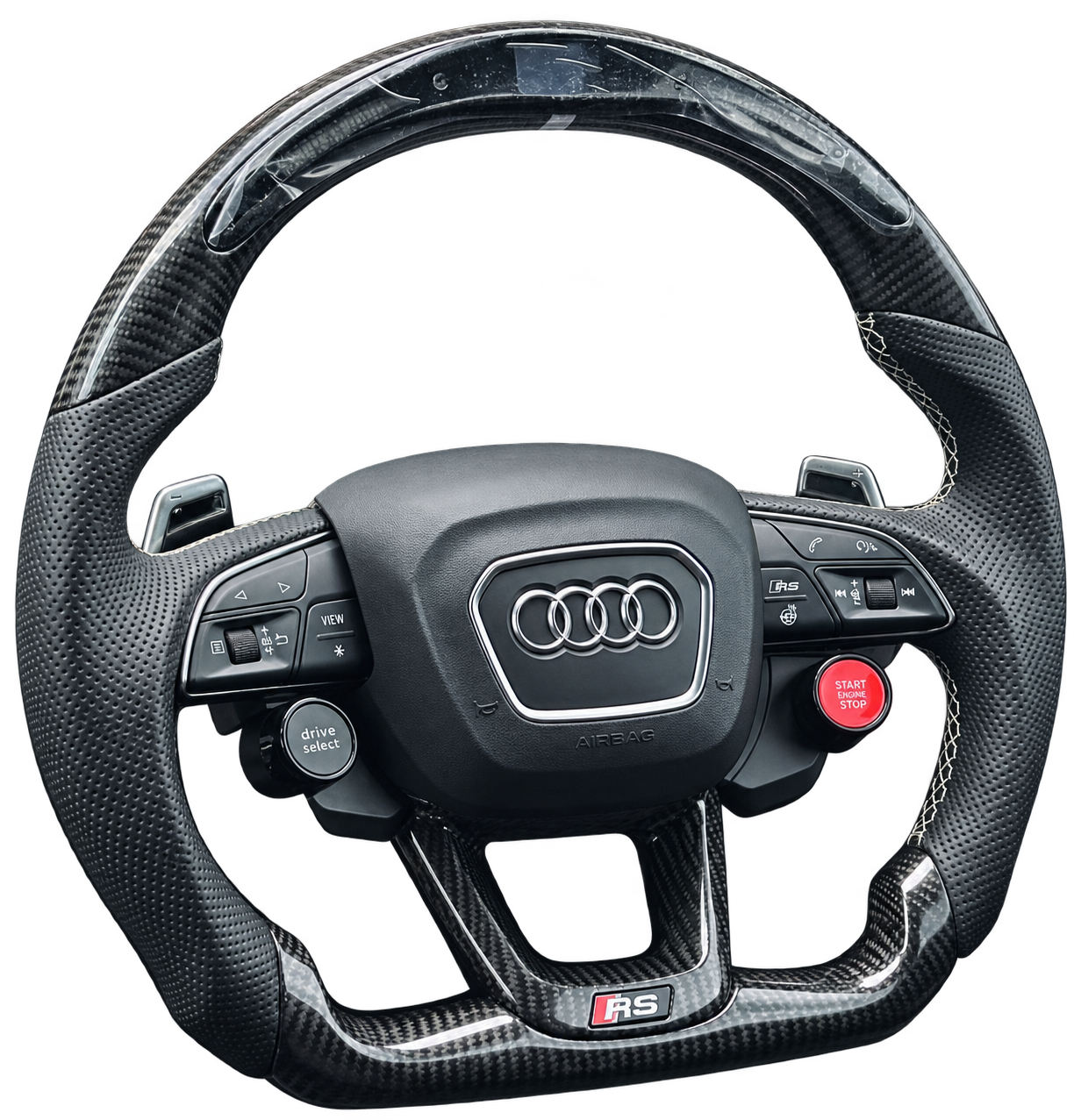 Audi carbone avec affichage numérique