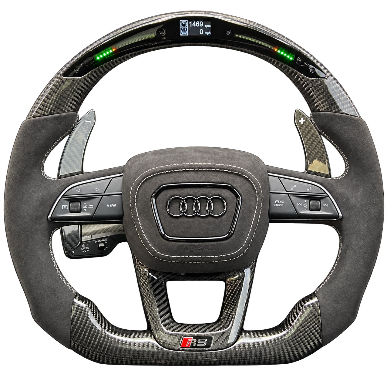 Audi carbone avec affichage numérique