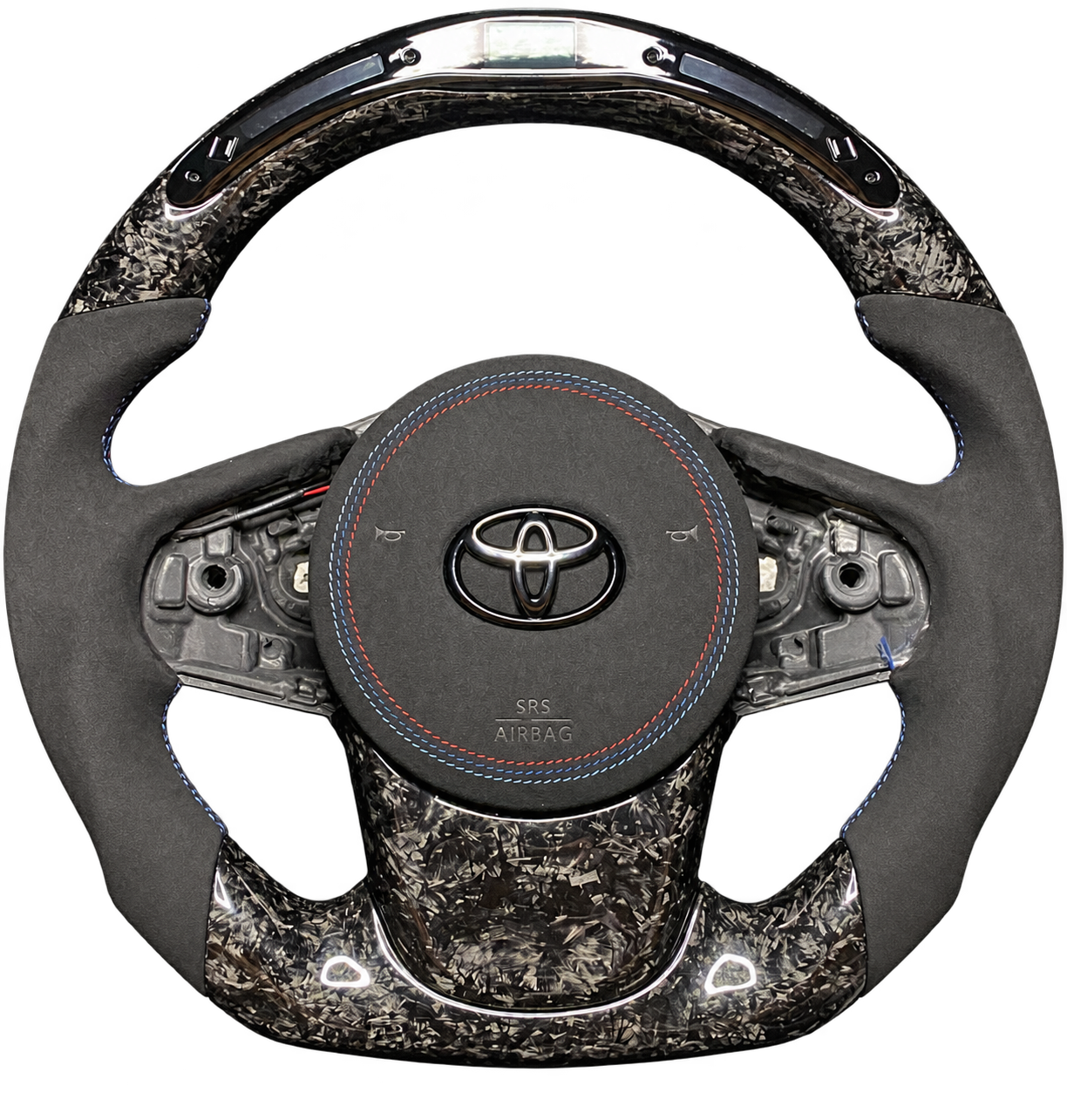 Toyota Supra carbone forgé avec affichage numérique