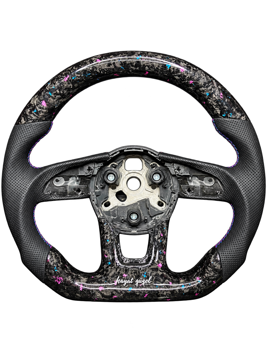 Audi carbone forgé à éclats colorés