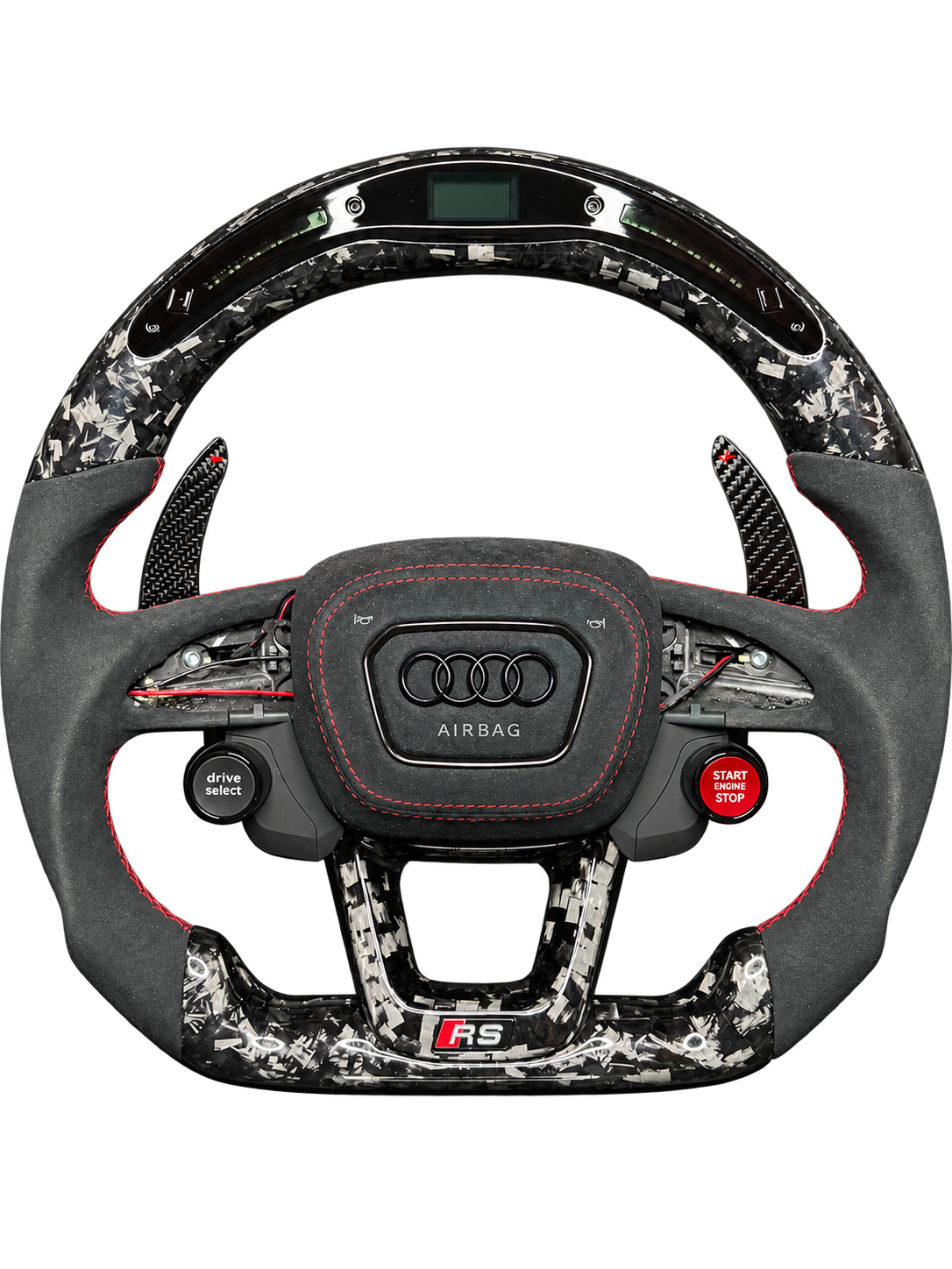 Audi carbone forgé avec affichage numérique